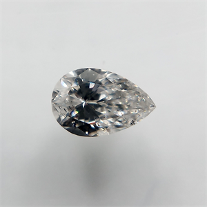 Picture of Natural Diamond 0.18 Carats, Pear with  Cut, F Color, SI2 Clarity and Certified by GIA