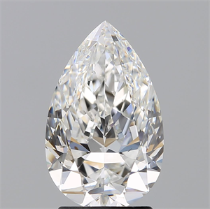Picture of Natural Diamond 2.25 Carats, Pear with  Cut, G Color, VS2 Clarity and Certified by GIA