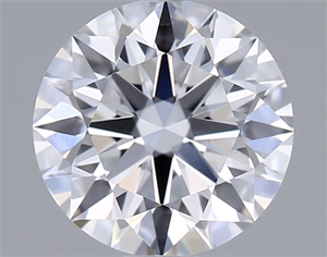 Picture of Lab Grown Diamond 1.06 Carats, Round with Ideal Cut, D Color, VVS2 Clarity and Certified by IGI