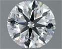 Diamante Natural 0.80 quilates, Redondo , Color F, claridad SI1 y certificado GIA