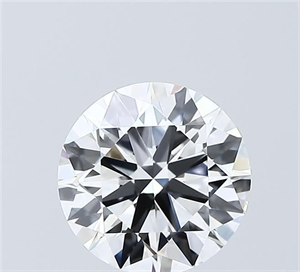 Picture of Lab Grown Diamond 2.01 Carats, Round with Excellent Cut, D Color, VVS2 Clarity and Certified by IGI