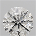 Natural Diamond 0.70 Carats, Round with Excellent Cut, G Color, I1 Clarity and Certified by IGI