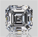 Natural Diamond 1.01 Carats, Asscher with  Cut, D Color, VVS2 Clarity and Certified by GIA