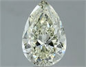Natural Diamond 1.32 Carats, Pear with  Cut, K Color, SI1 Clarity and Certified by IGI