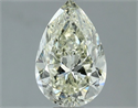 Natural Diamond 1.32 Carats, Pear with  Cut, K Color, SI1 Clarity and Certified by IGI