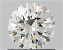 Diamante Natural 0.70 quilates, Redondo , Color K, claridad VS2 y certificado GIA