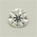 Natural Diamond 0.71 Carats, Round with Very Good Cut, G Color, SI2 Clarity and Certified by GIA