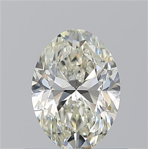 Picture of Natural Diamond 0.70 Carats, Oval with  Cut, K Color, VS2 Clarity and Certified by GIA