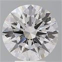 Lab Grown Diamond 4.60 Carats, Round with Ideal Cut, F Color, VVS2 Clarity and Certified by IGI