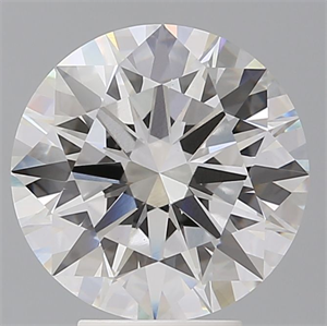 Picture of Lab Grown Diamond 4.60 Carats, Round with Ideal Cut, F Color, VVS2 Clarity and Certified by IGI