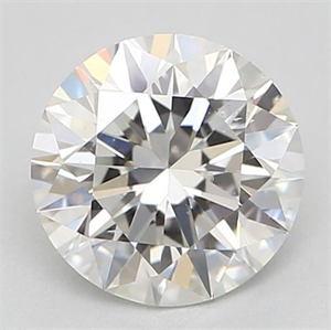 Picture of Natural Diamond 0.60 Carats, Round with Excellent Cut, H Color, SI1 Clarity and Certified by GIA