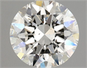 Natural Diamond 0.70 Carats, Round with Excellent Cut, G Color, SI1 Clarity and Certified by GIA
