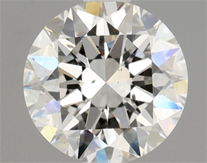 Picture of Natural Diamond 0.70 Carats, Round with Excellent Cut, G Color, SI1 Clarity and Certified by GIA