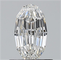Diamante Natural 0.70 quilates, Ovalado , Color G, claridad VVS2 y certificado GIA