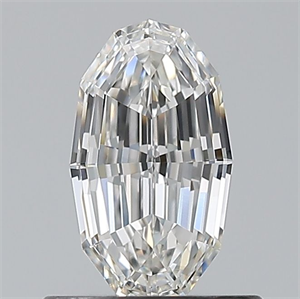 Foto Diamante Natural 0.70 quilates, Ovalado , Color G, claridad VVS2 y certificado GIA de