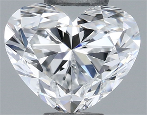 Picture of Natural Diamond 0.50 Carats, Heart with  Cut, E Color, VVS2 Clarity and Certified by GIA