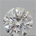 Natural Diamond 0.40 Carats, Round with Excellent Cut, F Color, IF Clarity and Certified by GIA