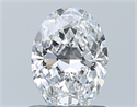 Natural Diamond 0.80 Carats, Oval with  Cut, E Color, VVS2 Clarity and Certified by GIA