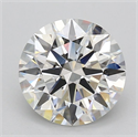 Lab Grown Diamond 3.52 Carats, Round with Ideal Cut, F Color, VS1 Clarity and Certified by IGI