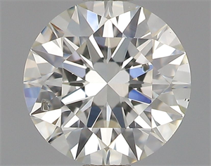Picture of Natural Diamond 0.41 Carats, Round with Excellent Cut, I Color, SI2 Clarity and Certified by GIA