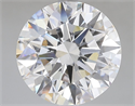Lab Grown Diamond 5.04 Carats, Round with Ideal Cut, E Color, VVS1 Clarity and Certified by IGI