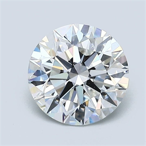 Foto Diamante Natural 1.56 quilates, Redondo , Color F, claridad VS2 y certificado GIA de