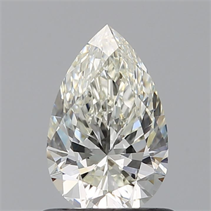 Picture of Natural Diamond 0.70 Carats, Pear with  Cut, J Color, VS1 Clarity and Certified by GIA