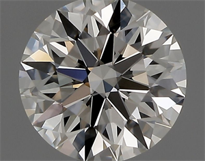 Picture of Natural Diamond 0.59 Carats, Round with Excellent Cut, I Color, VVS1 Clarity and Certified by GIA