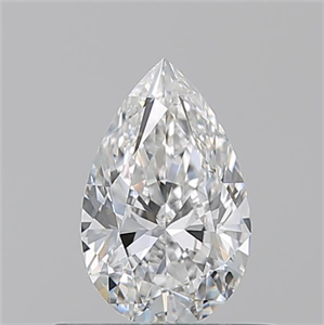 Picture of Natural Diamond 0.50 Carats, Pear with  Cut, E Color, VS2 Clarity and Certified by GIA