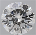 Lab Grown Diamond 5.02 Carats, Round with Excellent Cut, E Color, VVS2 Clarity and Certified by IGI