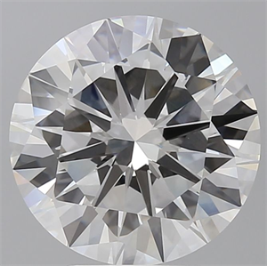 Picture of Lab Grown Diamond 5.02 Carats, Round with Excellent Cut, E Color, VVS2 Clarity and Certified by IGI