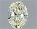 Diamante Natural 0.51 quilates, Ovalado , Color N, claridad VS1 y certificado GIA