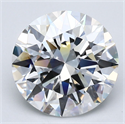 Natural Diamond 4.50 Carats, Round with Excellent Cut, F Color, VVS1 Clarity and Certified by GIA