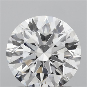 Picture of Lab Grown Diamond 1.07 Carats, Round with Ideal Cut, D Color, VVS2 Clarity and Certified by IGI
