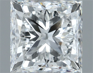 Foto Diamante Natural 1.00 quilates, Princesa , Color F, claridad SI1 y certificado GIA de
