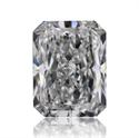 Natural Diamond 0.71 Carats, Radiant with  Cut, F Color, VS1 Clarity and Certified by GIA