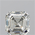 Natural Diamond 1.02 Carats, Asscher with  Cut, K Color, VS1 Clarity and Certified by GIA