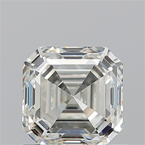 Picture of Natural Diamond 1.02 Carats, Asscher with  Cut, K Color, VS1 Clarity and Certified by GIA