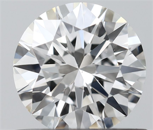 Picture of Natural Diamond 0.55 Carats, Round with Excellent Cut, G Color, VS2 Clarity and Certified by GIA