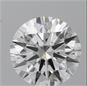 Lab Grown Diamond 2.54 Carats, Round with Ideal Cut, D Color, VS2 Clarity and Certified by IGI