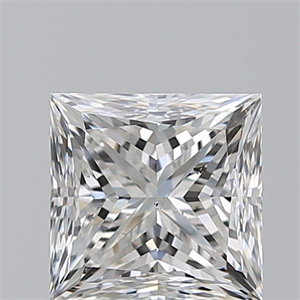 Picture of Natural Diamond 2.02 Carats, Princess with  Cut, F Color, SI1 Clarity and Certified by GIA