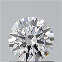 Diamante Natural 0.72 quilates, Redondo , Color E, claridad VS2 y certificado GIA