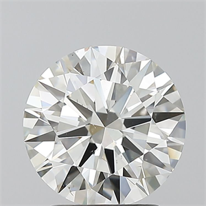 Foto Diamante Natural 2.01 quilates, Redondo , Color J, claridad SI1 y certificado GIA de