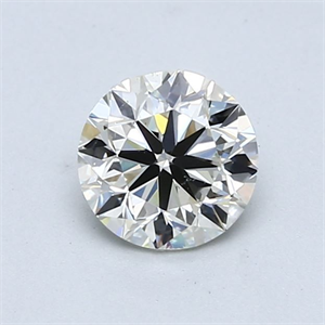 Foto Diamante Natural 0.90 quilates, Redondo , Color K, claridad SI1 y certificado GIA de