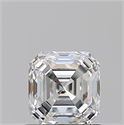Natural Diamond 1.01 Carats, Asscher with  Cut, E Color, VS1 Clarity and Certified by GIA