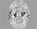 Natural Diamond 0.70 Carats, Oval with  Cut, E Color, VS1 Clarity and Certified by GIA