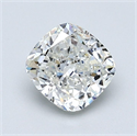 Natural Diamond 1.12 Carats, Cushion with  Cut, J Color, VS1 Clarity and Certified by GIA