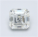 Diamante Natural 0.96 quilates, Asscher , Color H, claridad VS2 y certificado GIA