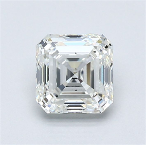 Foto Diamante Natural 0.96 quilates, Asscher , Color H, claridad VS2 y certificado GIA de