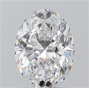 Natural Diamond 1.19 Carats, Oval with  Cut, D Color, SI1 Clarity and Certified by GIA